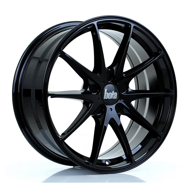 BOLA B9 Alloy Wheel 18x8 5x100 ET30 To 45 72.6mm CB Gloss Black