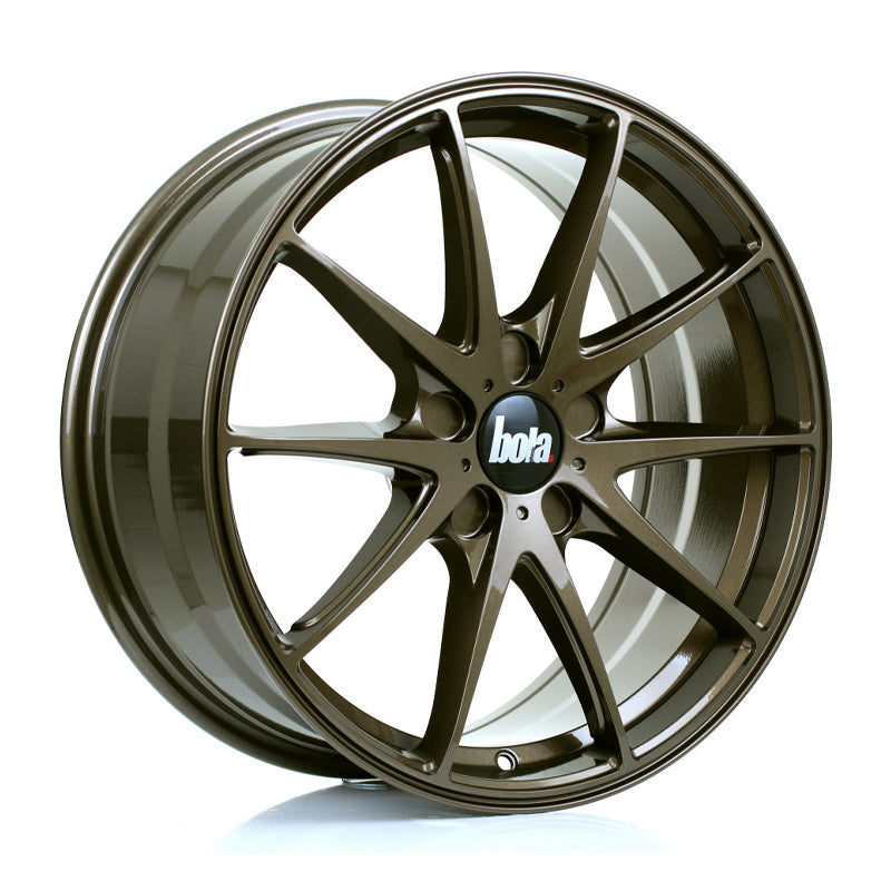 BOLA B9 Alloy Wheel 18x8 5x100 ET30 To 45 72.6mm CB Gloss Bronze