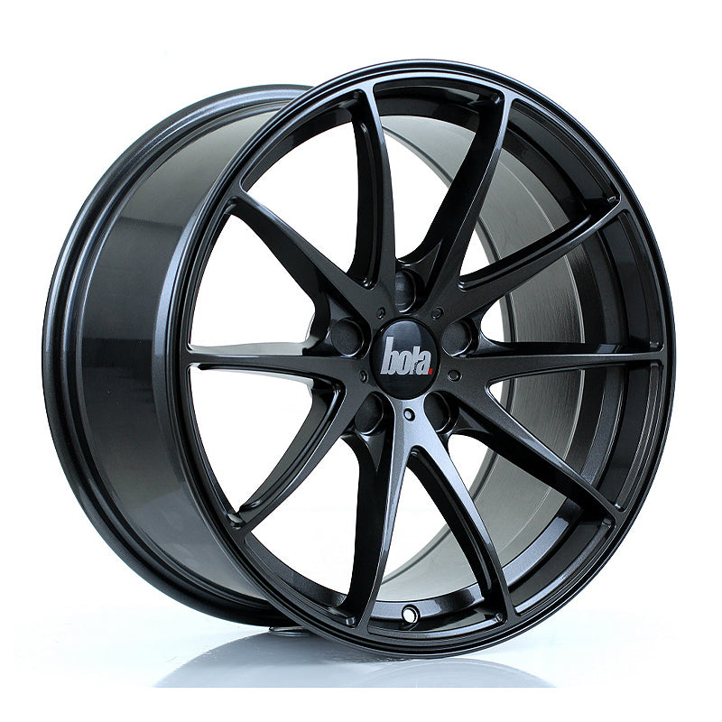 BOLA B9 Alloy Wheel 18x9 5x98 ET30 To 45 72.6mm CB Gloss Gunmetal