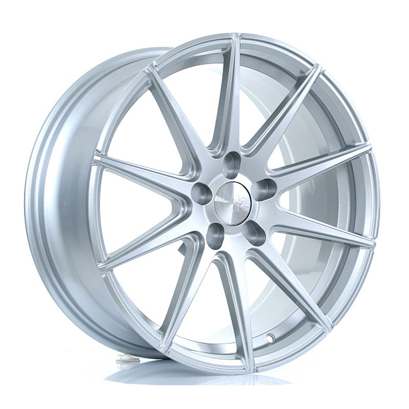 BOLA CSR Alloy Wheel 19x8.25 5x108 ET25 To 45 72.6mm CB Crystal Silver