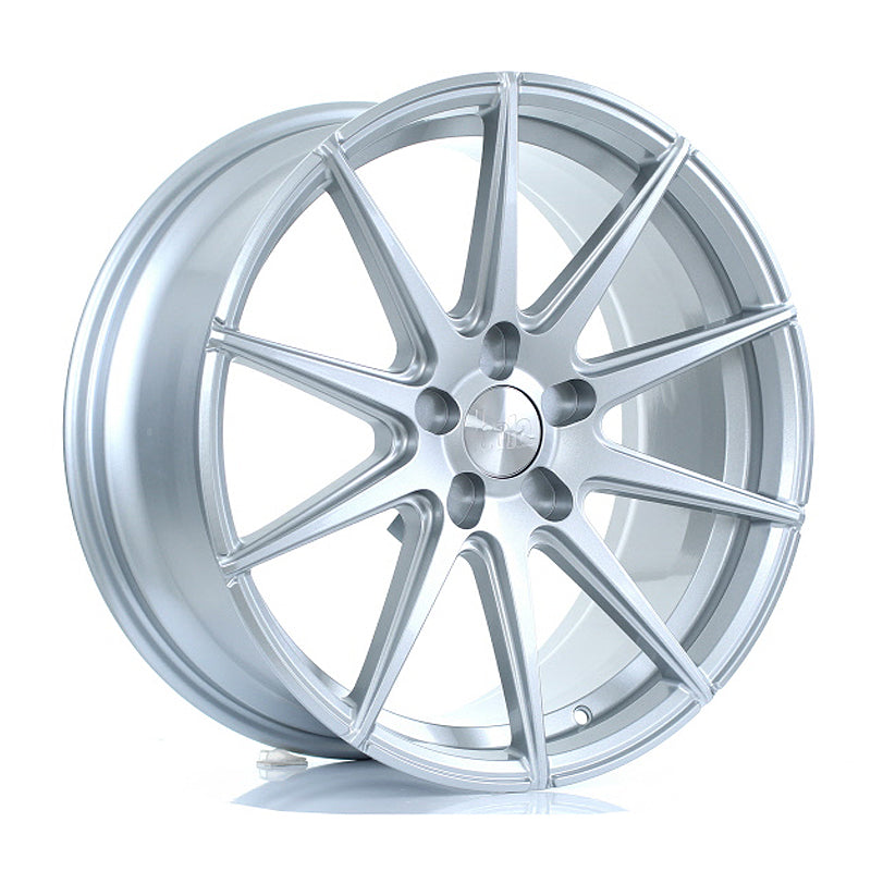 BOLA CSR Alloy Wheel 19x8.5 5x100 ET40 To 45 72.6mm CB Crystal Silver
