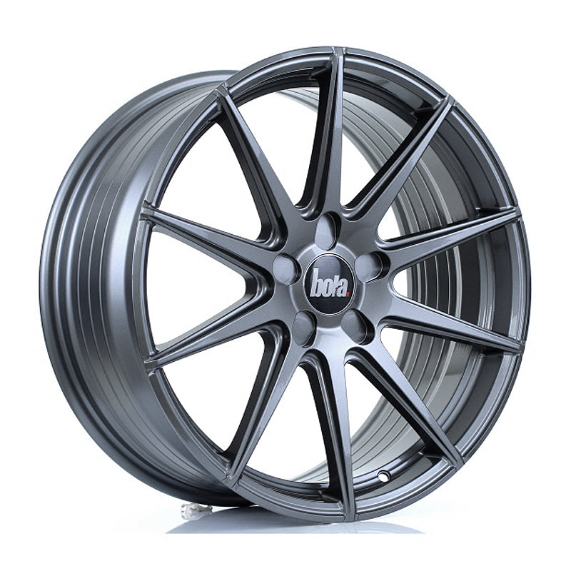 BOLA CSR Alloy Wheel 19x8.5 5x128 ET25 To 45 72.6mm CB Gloss Gunmetal