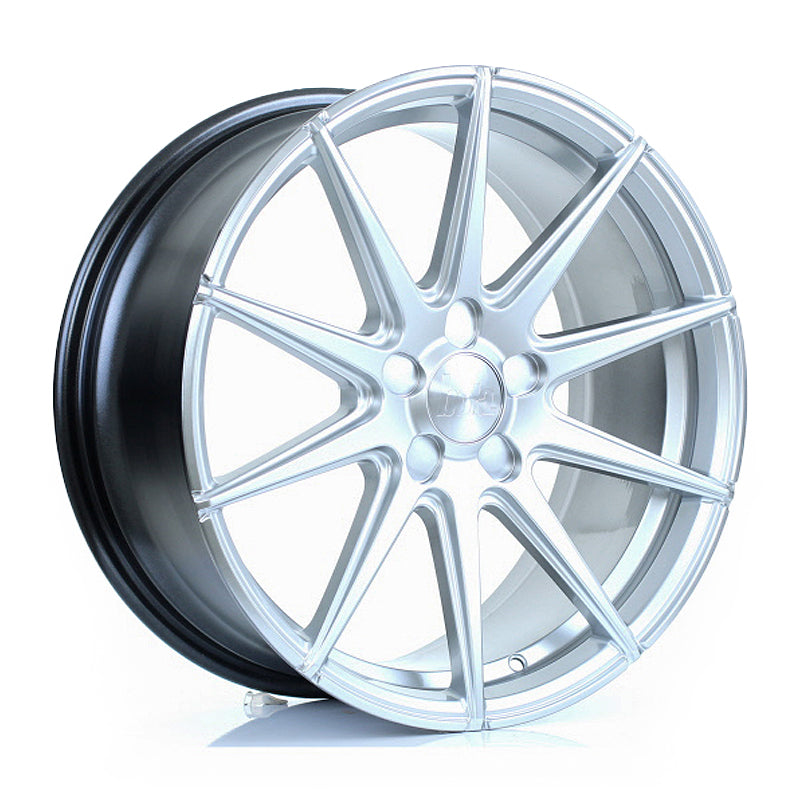 BOLA CSR Alloy Wheel 18x8 5x120 ET25 To 45 72.6mm CB Hyper Silver