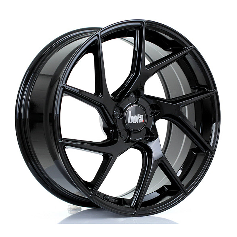 BOLA FLA Alloy Wheel 19x8.5 5x112 ET20 To 58 72.6mm CB Gloss Black