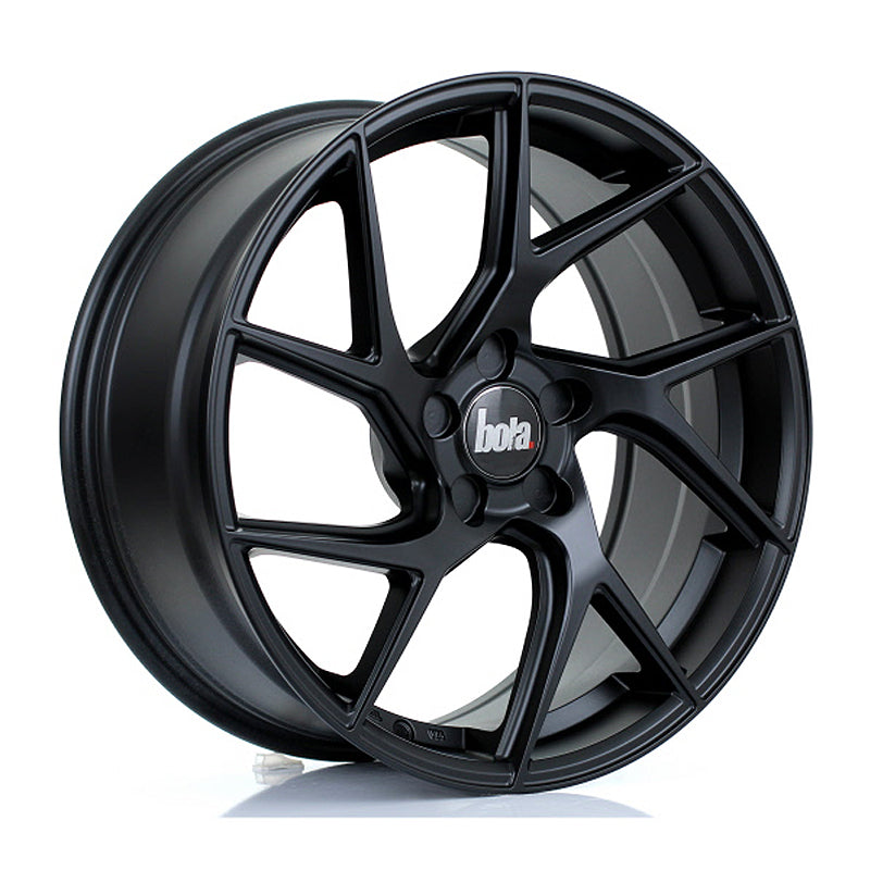 BOLA FLA Alloy Wheel 19x8.5 5x108 ET20 To 58 72.6mm CB Matt Black