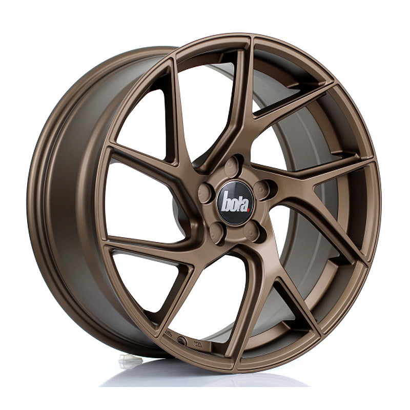 BOLA FLA Alloy Wheel 19x8.5 5x100 ET20 To 58 72.6mm CB Matt Bronze