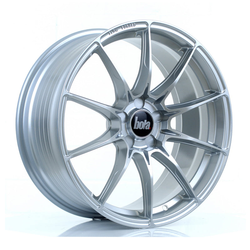 BOLA FLB Alloy Wheel 19x8.5 5x108 ET25 To 45 72.6mm CB Crystal Silver