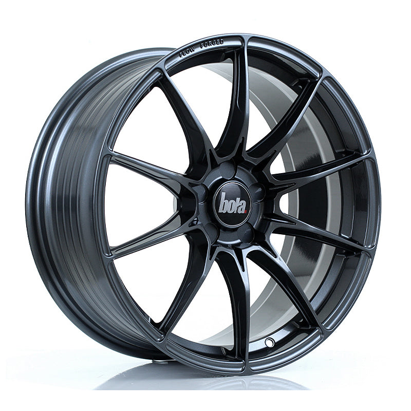 BOLA FLB Alloy Wheel 19x8.5 5x110 ET25 To 45 72.6mm CB Gloss Gunmetal