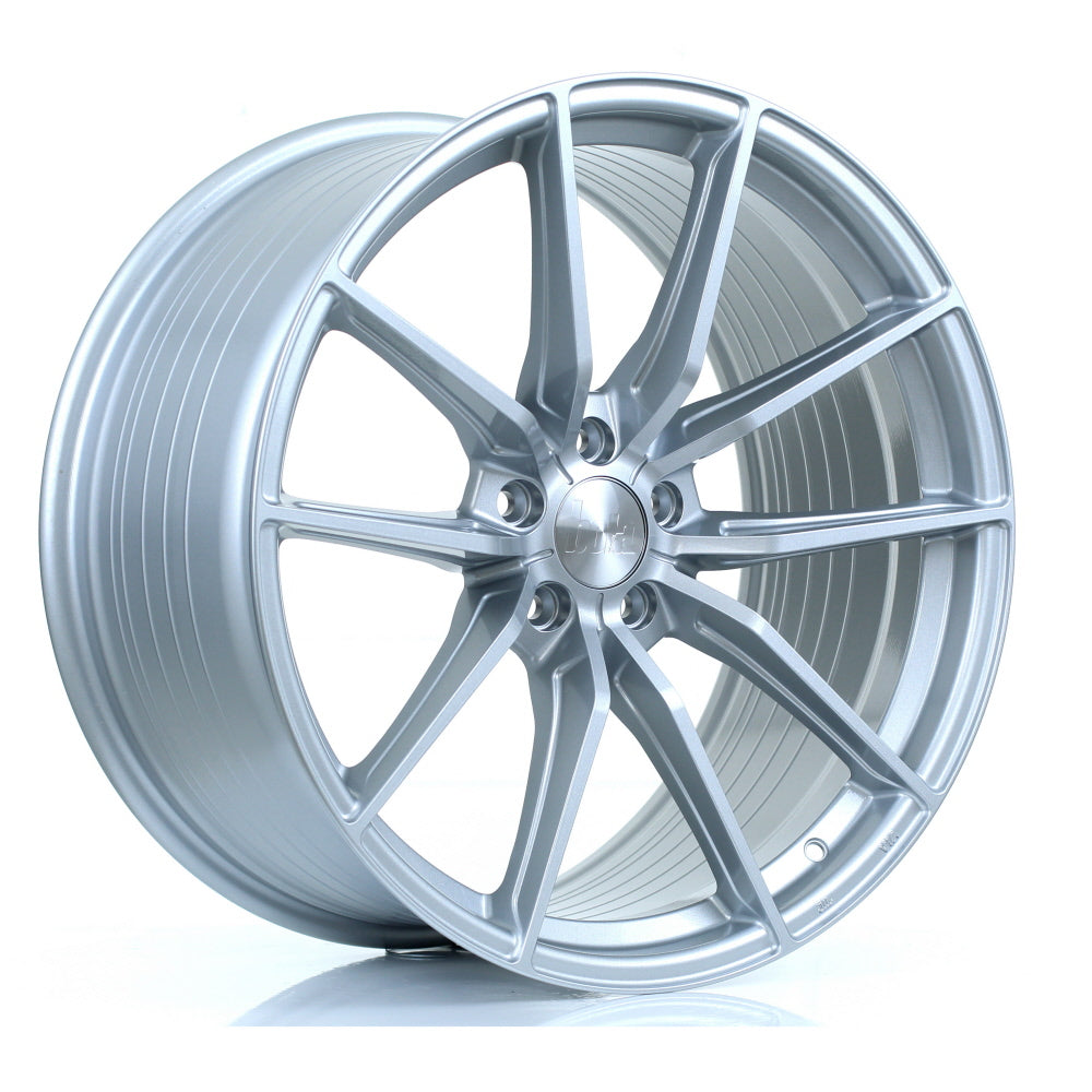 BOLA FLC Alloy Wheel 20x10 5x120.65 ET42 To 45 72.6mm CB Crystal Silver