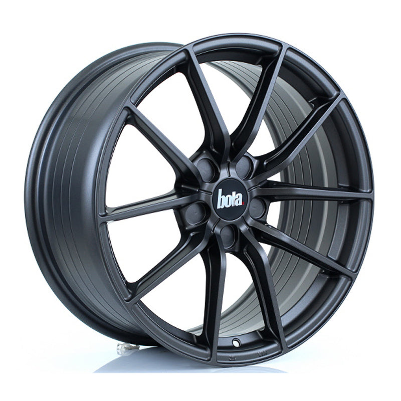 BOLA FLC Alloy Wheel 18x8.5 5x112 ET25 To 45 72.6mm CB Matt Gunmetal