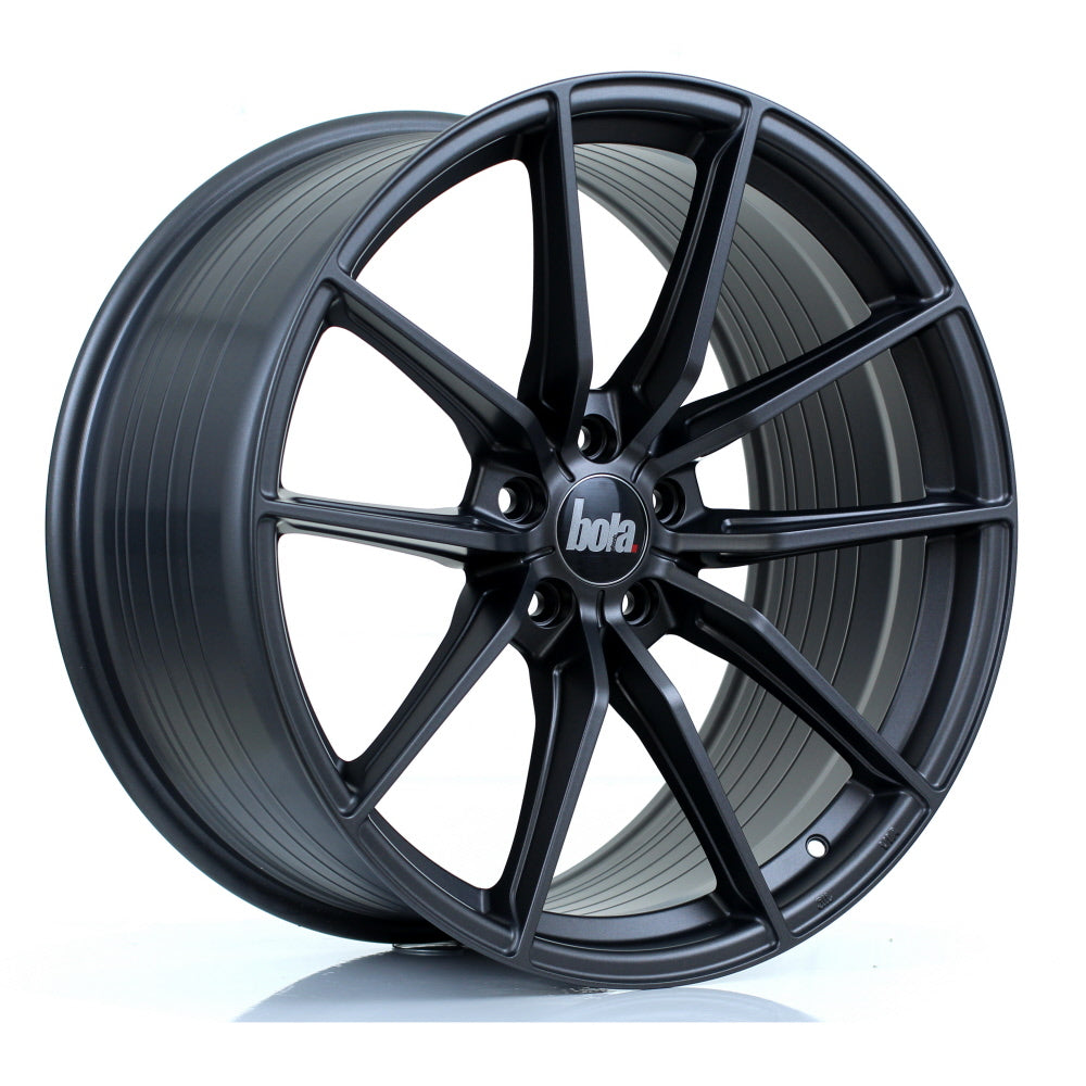 BOLA FLC Alloy Wheel 20x10 5x120.65 ET42 To 45 72.6mm CB Matt Gunmetal