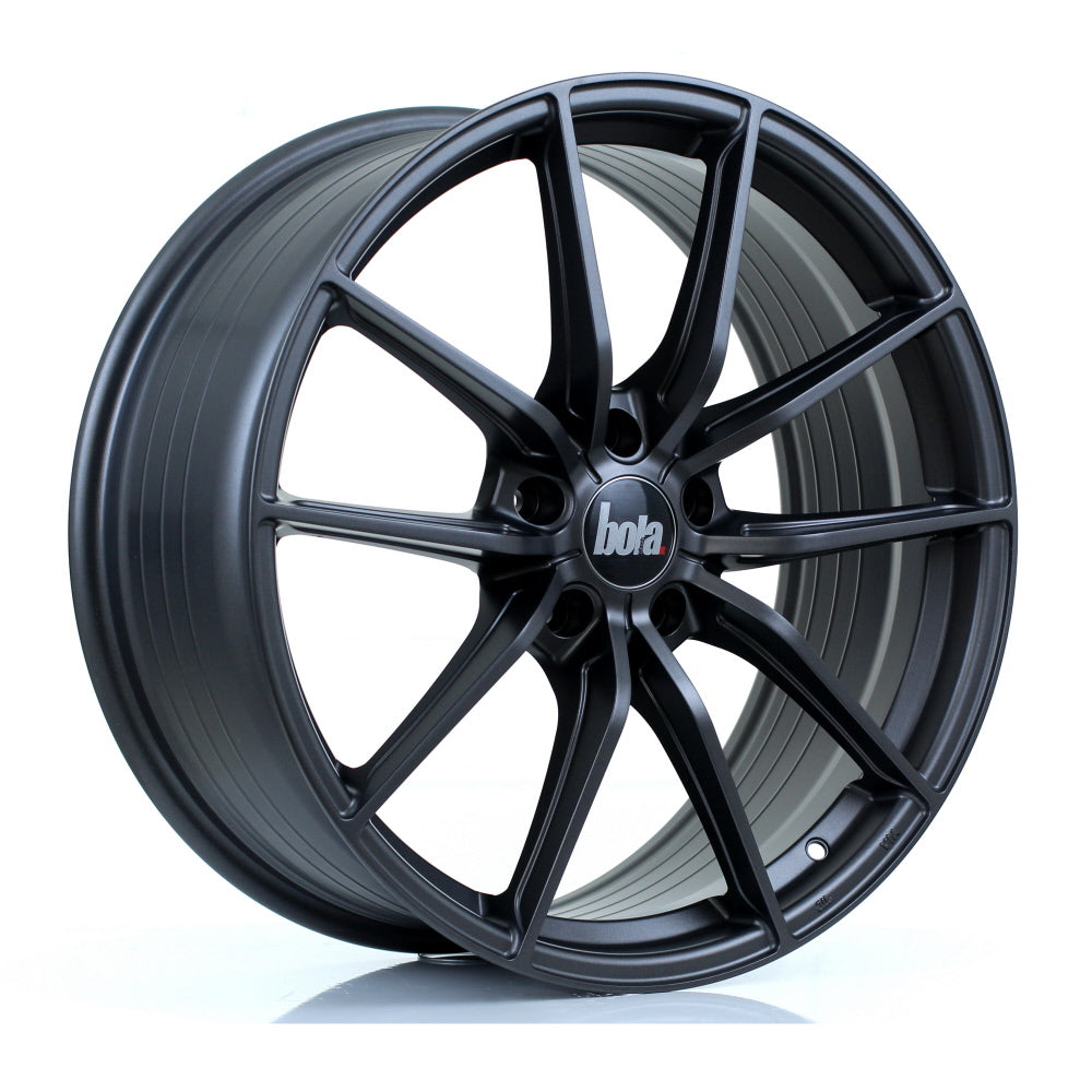 BOLA FLC Alloy Wheel 20x8.5 5x120.65 ET38 To 50 72.6mm CB Matt Gunmetal