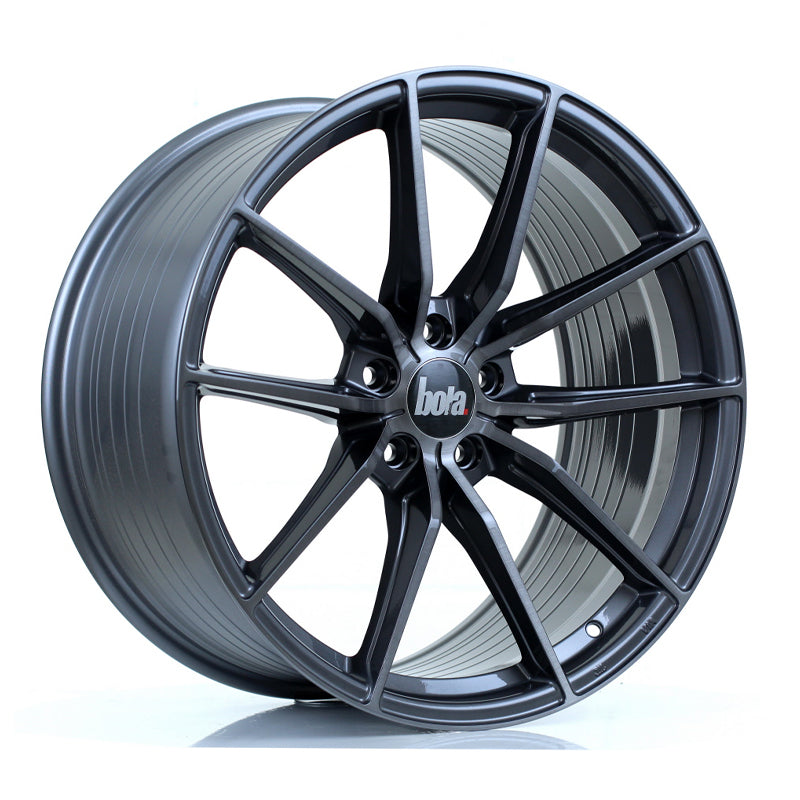 BOLA FLC Alloy Wheel 20x10 5x112 ET40 64.1mm CB Titanium Brushed