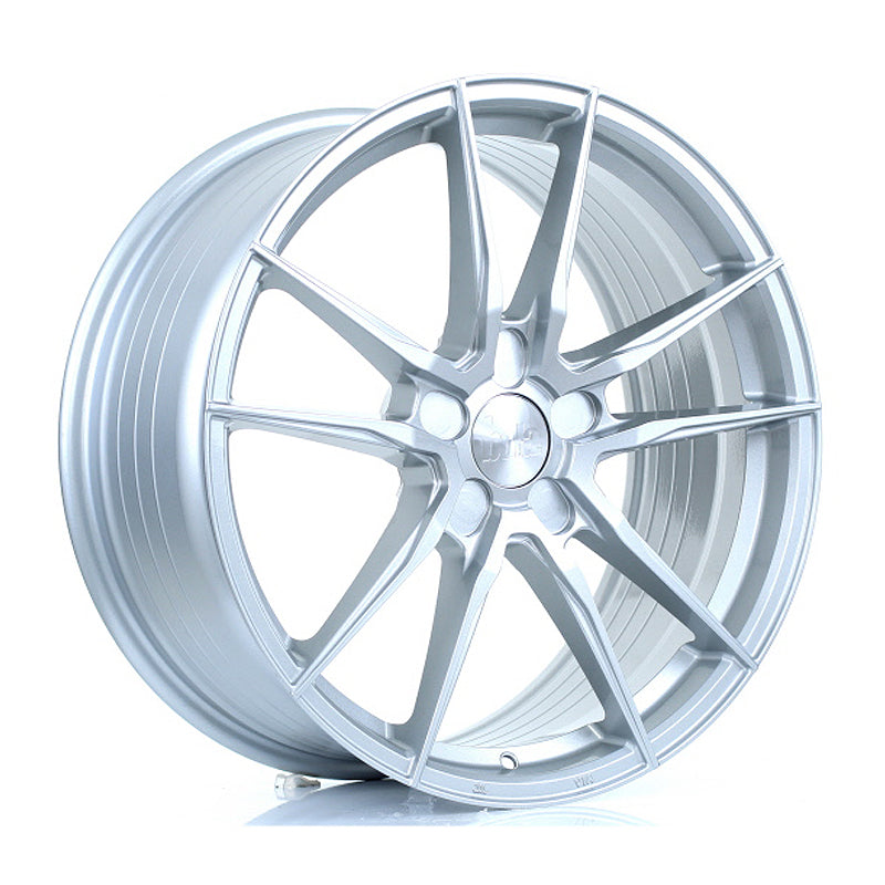 BOLA FLD Alloy Wheel 19x8.5 5x100 ET25 To 63 72.6mm CB Crystal Silver