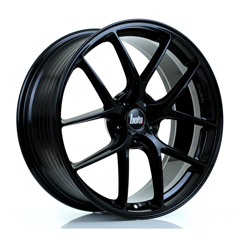 BOLA FLE Alloy Wheel 20x8.5 5x114 ET30 To 50 72.6mm CB Gloss Black