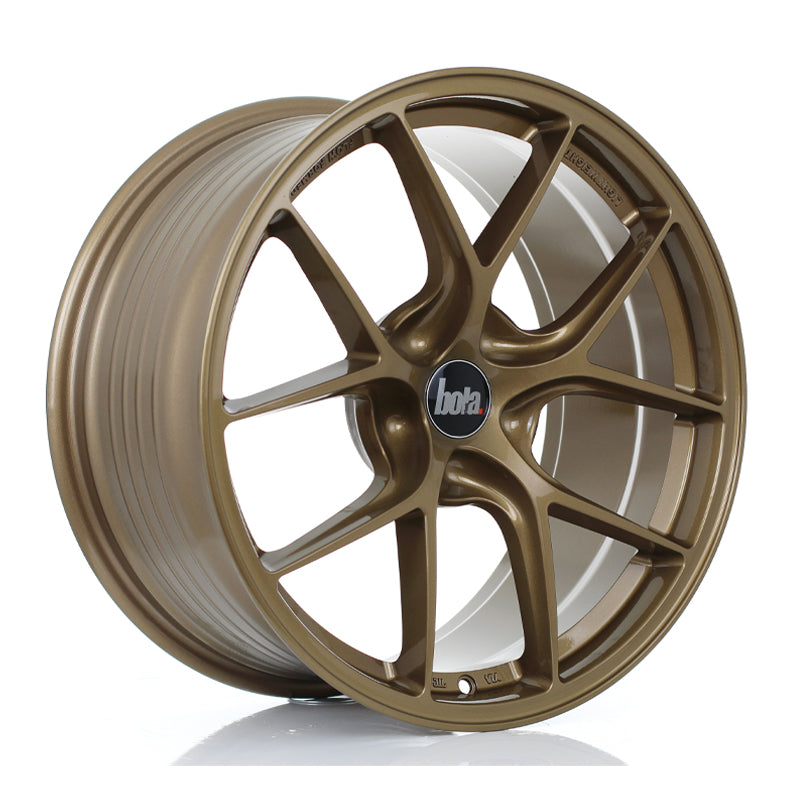 BOLA FLE Alloy Wheel 18x9 5x130 ET35 To 50 72.5mm CB Gloss Bronze