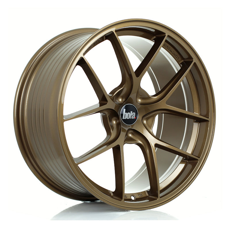 BOLA FLE Alloy Wheel 19x9.5 5x100 ET35 To 50 72.5mm CB Gloss Bronze