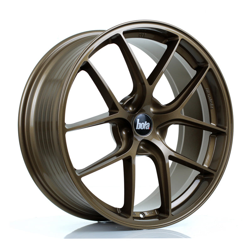BOLA FLE Alloy Wheel 19x8.5 5x130 ET35 To 50 72.5mm CB Gloss Bronze