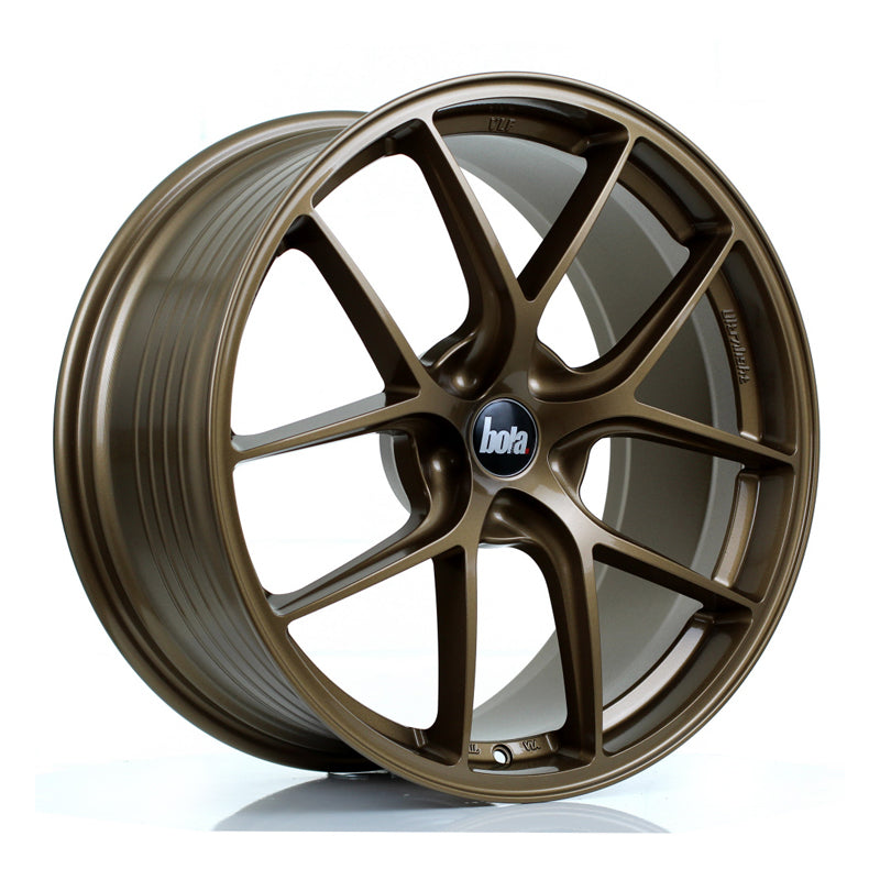 BOLA FLE Alloy Wheel 20x9.5 5x100 ET30 To 50 72.6mm CB Gloss Bronze