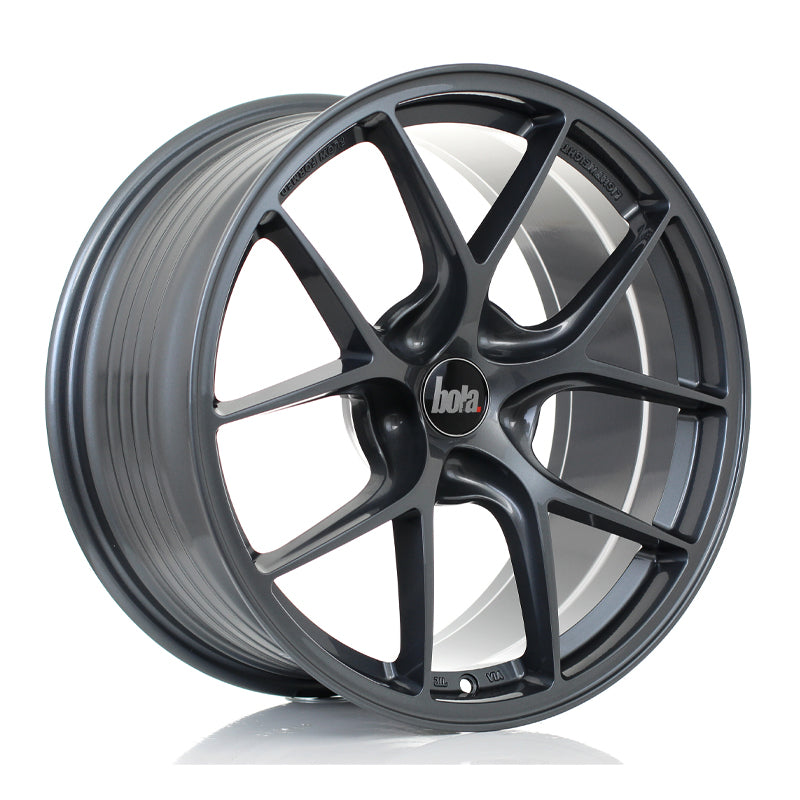 BOLA FLE Alloy Wheel 18x9 5x110 ET35 To 50 72.5mm CB Gloss Gunmetal