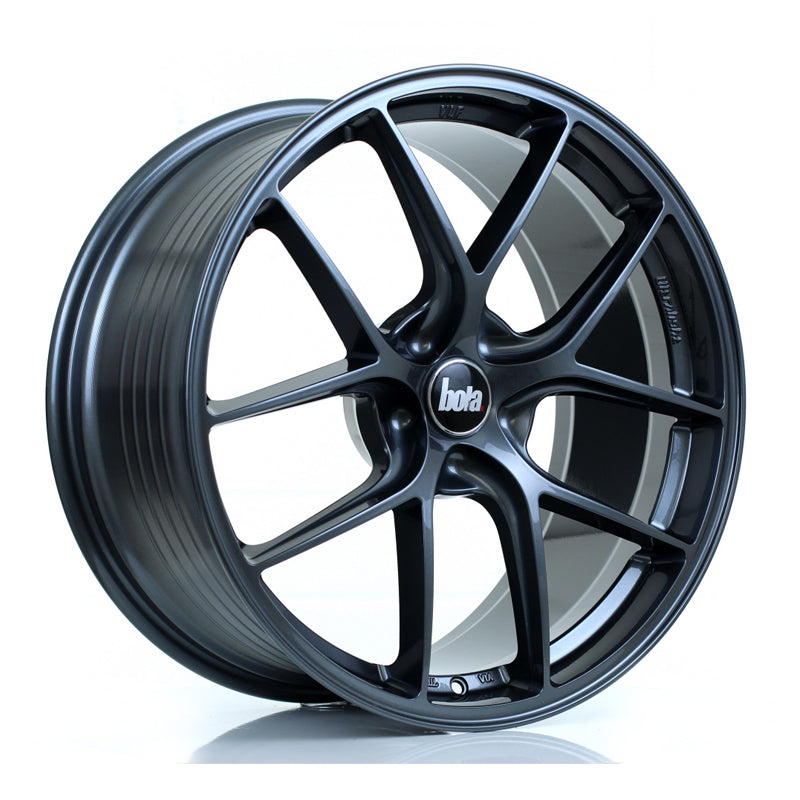 BOLA FLE Alloy Wheel 20x9.5 5x100 ET30 To 50 72.6mm CB Gloss Gunmetal