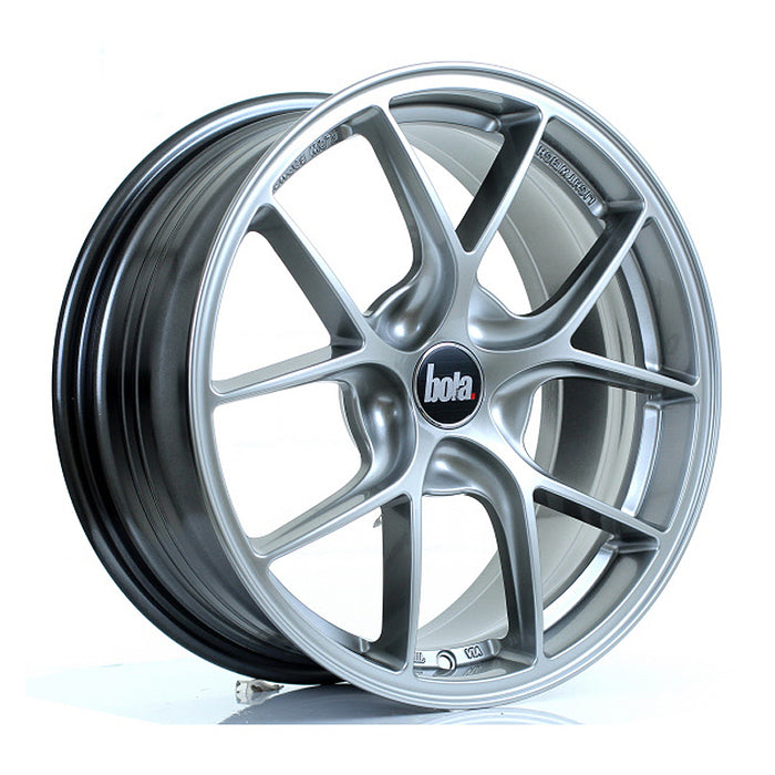 BOLA FLE Alloy Wheel 17x7.5 5x110 ET40 To 45 72.6mm CB Hyper Black