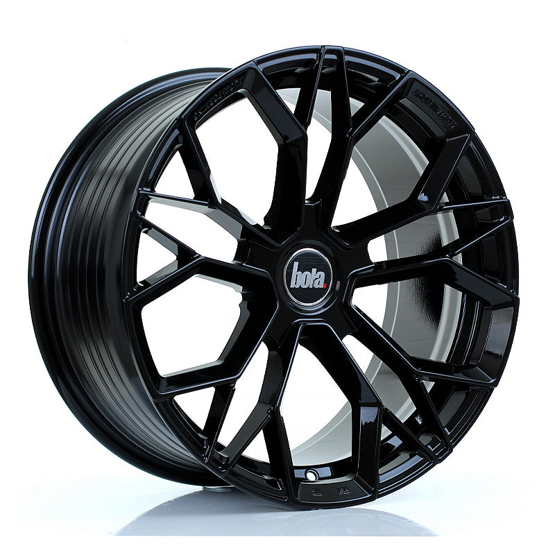 BOLA FLF Alloy Wheel 18x9 5x100 ET42 To 50 72.6mm CB Gloss Black