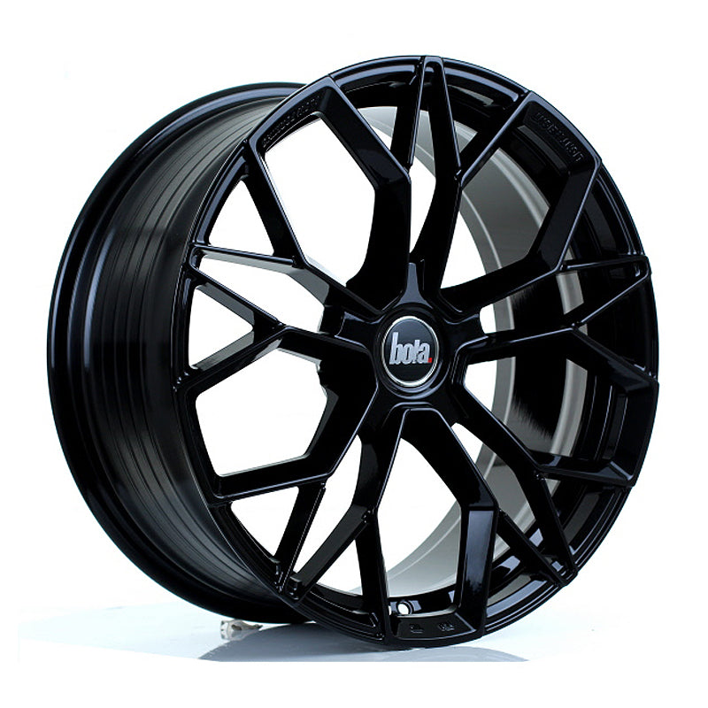 BOLA FLF Alloy Wheel 19x8.5 5x114 ET25 To 50 72.6mm CB Gloss Black