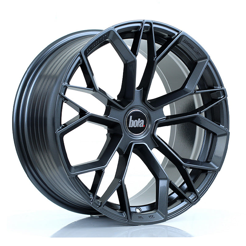 BOLA FLF Alloy Wheel 18x9 5x98 ET42 To 50 72.6mm CB Gloss Gunmetal