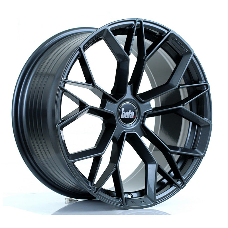 BOLA FLF Alloy Wheel 19x9.5 5x105 ET45 To 50 72.6mm CB Gloss Gunmetal