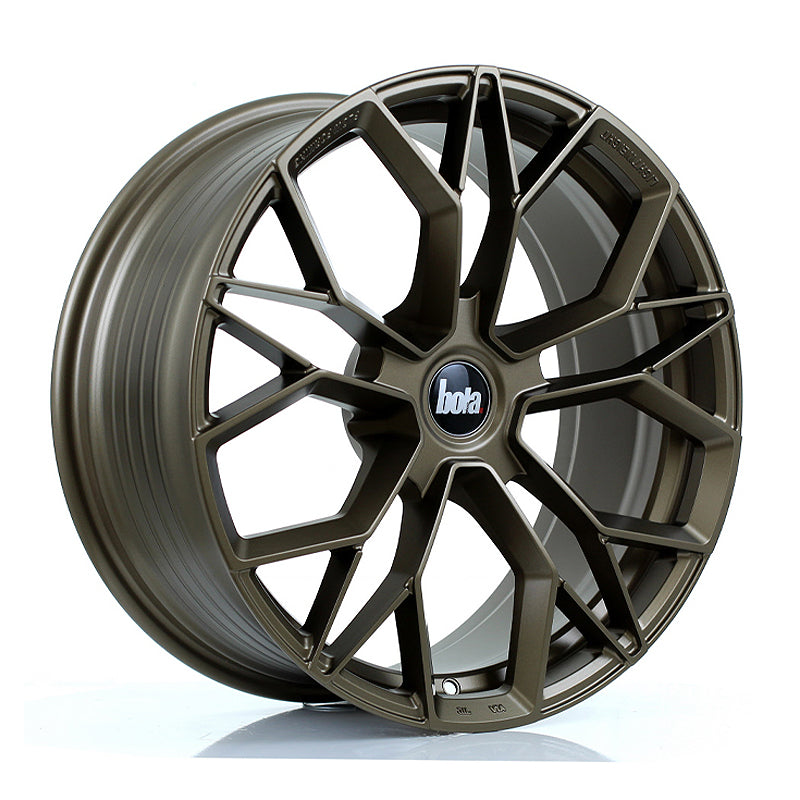 BOLA FLF Alloy Wheel 19x8.5 5x100 ET25 To 50 72.6mm CB Matt Bronze