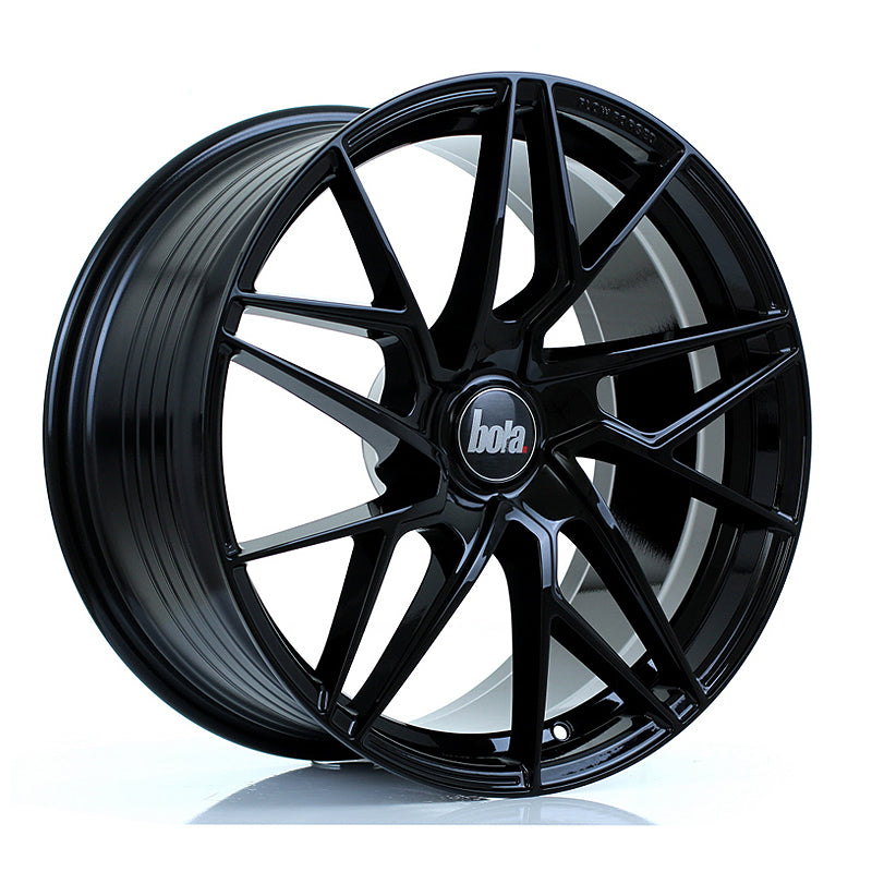 BOLA FLR Alloy Wheel 19x9.5 5x105 ET25 To 45 72.6mm CB Gloss Black