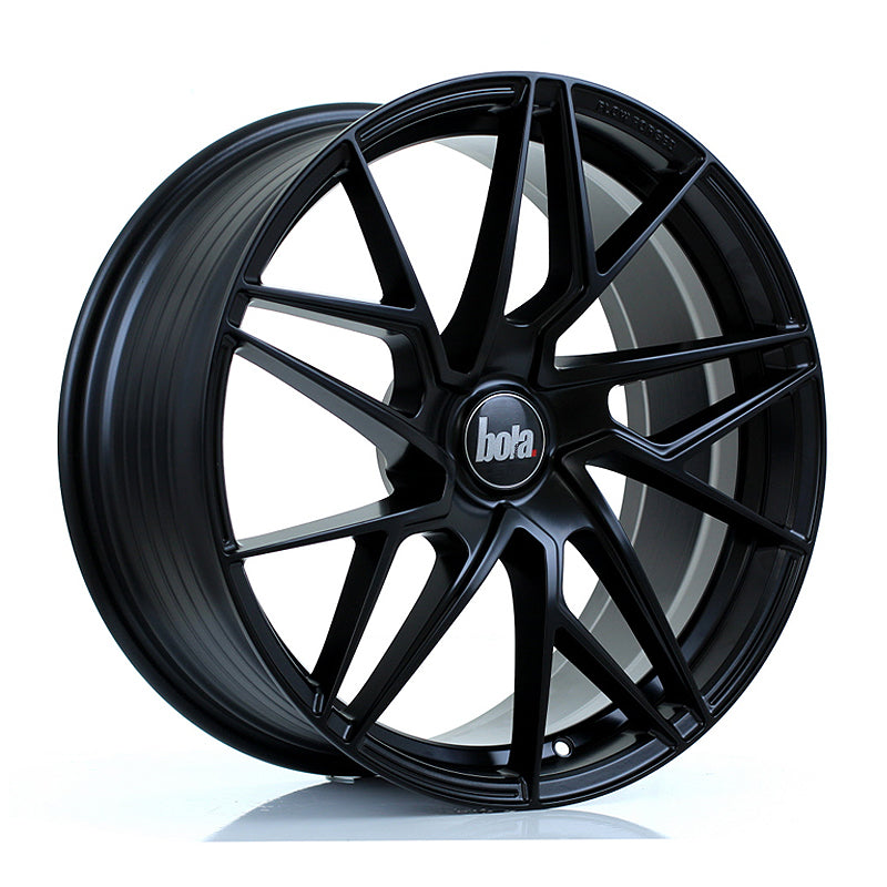 BOLA FLR Alloy Wheel 19x8.5 5x114 ET25 To 45 72.6mm CB Matt Black