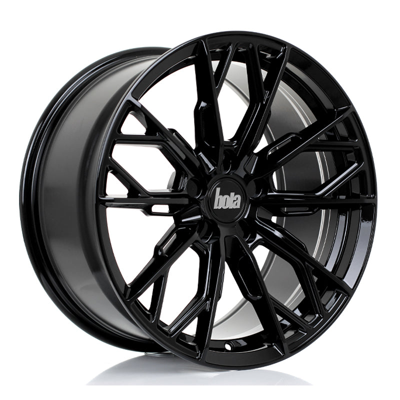 BOLA FLS Alloy Wheel 18x9 5x112 ET25 To 50 72.5mm CB Gloss Black