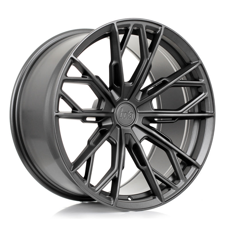 BOLA FLS Alloy Wheel 19x10.5 5x112 ET18 To 50 72.5mm CB Matt Gunmetal