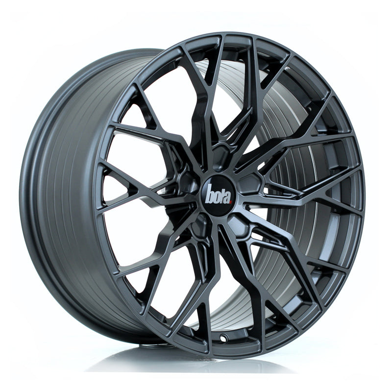 BOLA FLX Alloy Wheel 19x9.5 5x120.65 ET15 To 50 72.6mm CB Gloss Gunmetal
