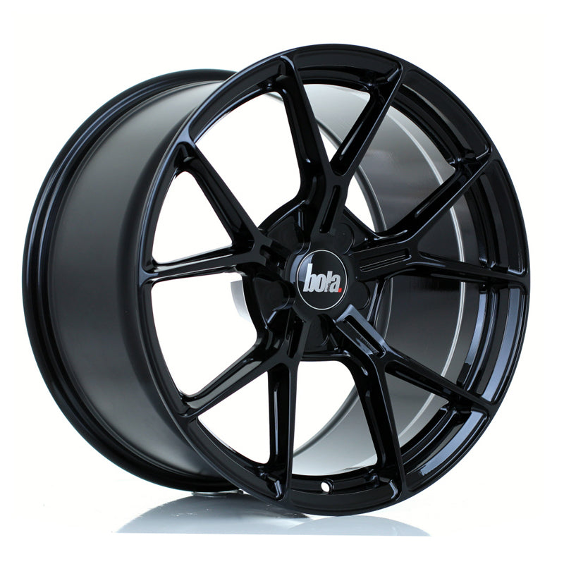 BOLA FLY Alloy Wheel 19x10.5 5x120.65 ET18 To 58 72.5mm CB Gloss Black