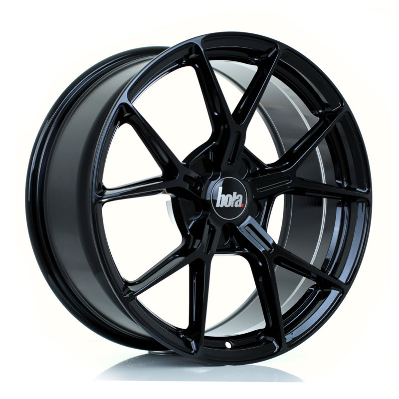 BOLA FLY Alloy Wheel 19x8.5 5x105 ET15 To 47 72.5mm CB Gloss Black