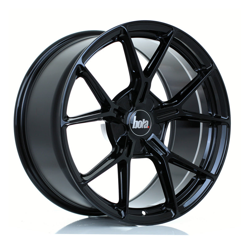 BOLA FLY Alloy Wheel 19x9.5 5x114 ET6 To 52 72.5mm CB Gloss Black