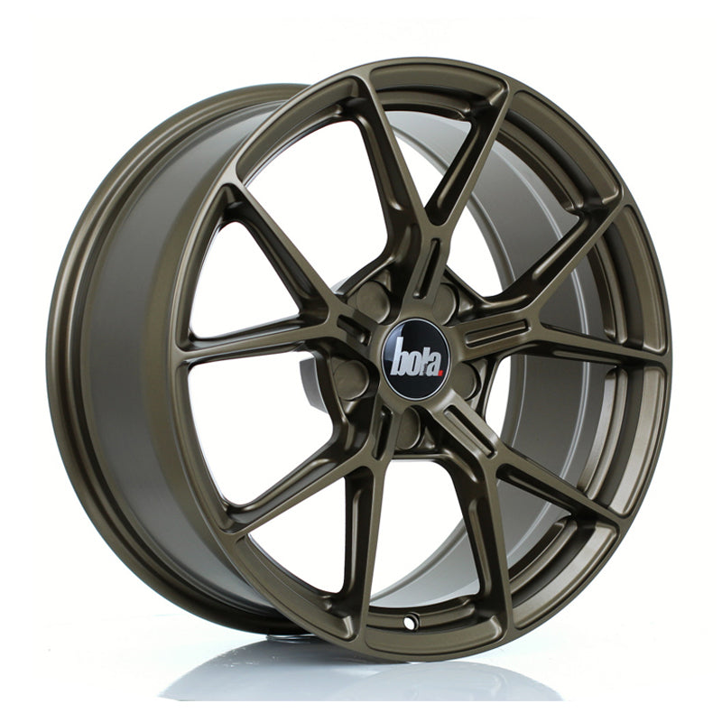 BOLA FLY Alloy Wheel 18x8 5x100 ET15 To 45 72.5mm CB Matt Bronze