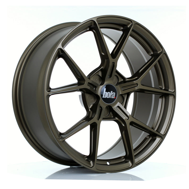 BOLA FLY Alloy Wheel 19x8.5 5x110 ET15 To 47 72.5mm CB Matt Bronze