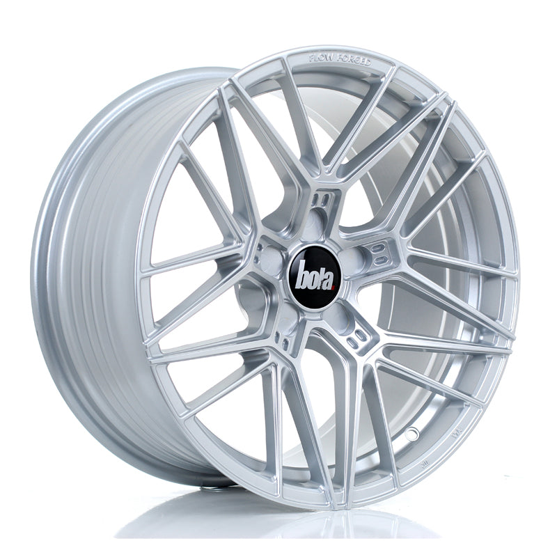 BOLA FLZ Alloy Wheel 18x9 5x120.65 ET25 To 50 72.5mm CB Crystal Silver