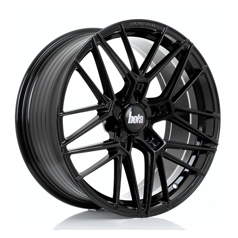 BOLA FLZ Alloy Wheel 19x8.5 5x130 ET25 To 50 72.5mm CB Gloss Black