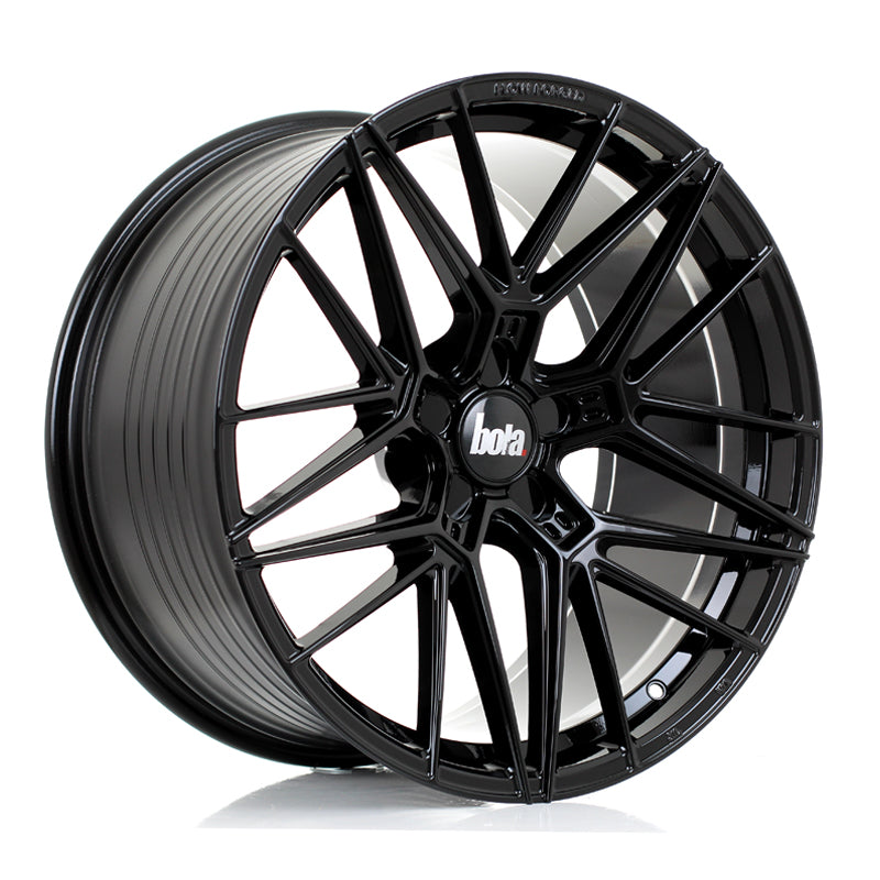 BOLA FLZ Alloy Wheel 20x10.5 5x108 ET25 To 50 72.5mm CB Gloss Black