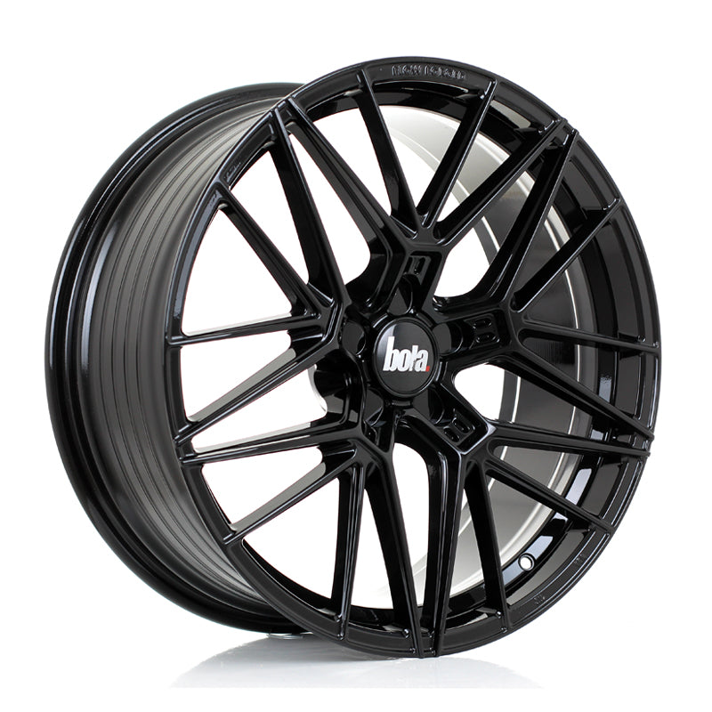BOLA FLZ Alloy Wheel 20x8.5 5x120 ET25 To 50 72.5mm CB Gloss Black