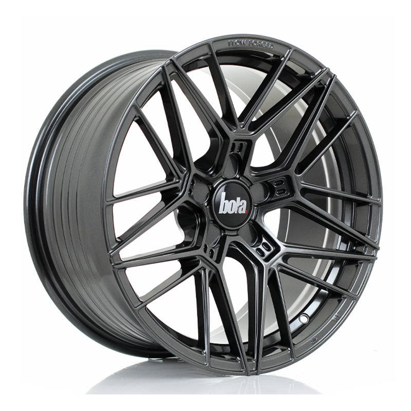 BOLA FLZ Alloy Wheel 18x9 5x100 ET25 To 50 72.5mm CB Gloss Gunmetal