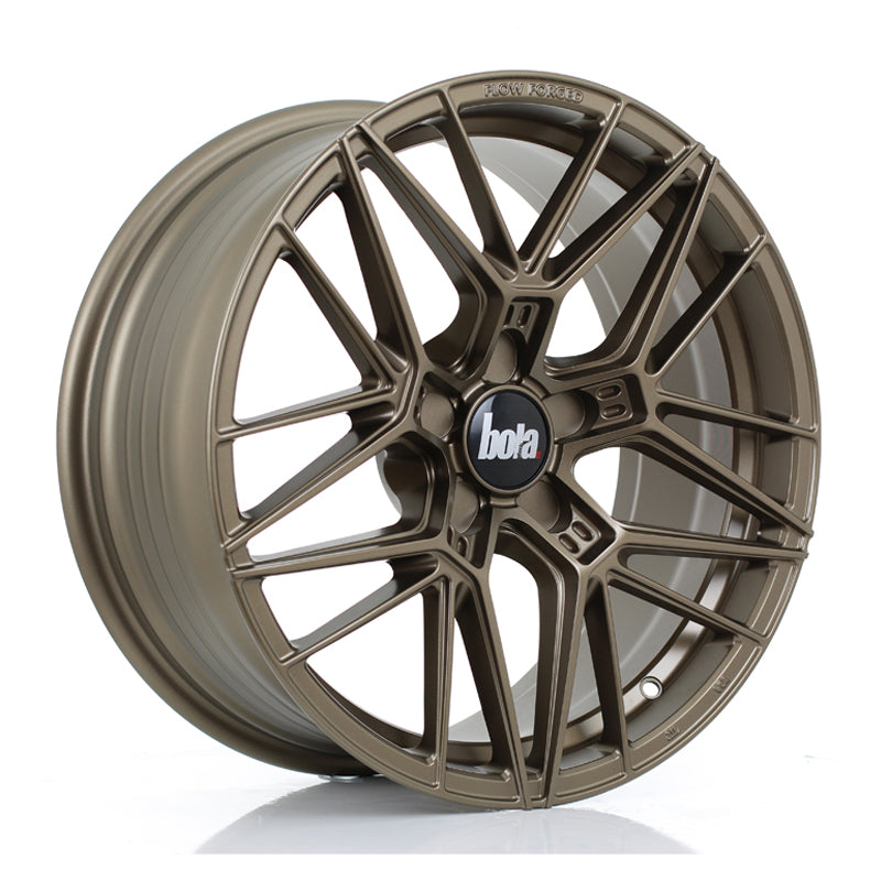 BOLA FLZ Alloy Wheel 18x8 5x128 ET25 To 50 72.5mm CB Matt Bronze