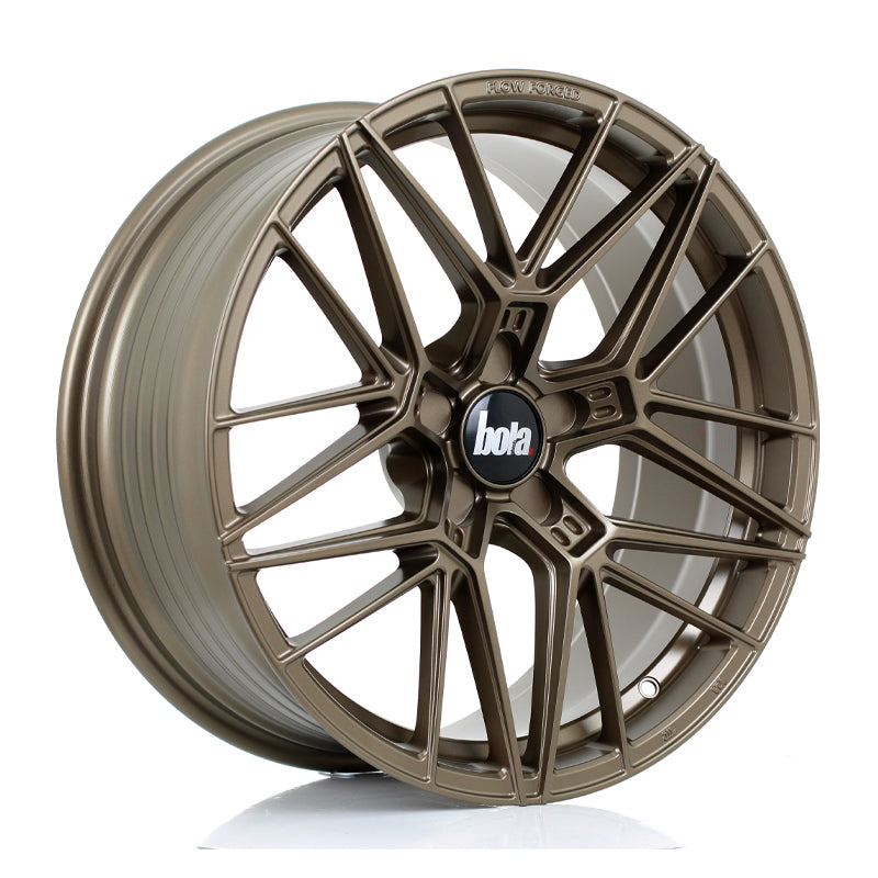 BOLA FLZ Alloy Wheel 19x8.5 5x130 ET25 To 50 72.5mm CB Matt Bronze