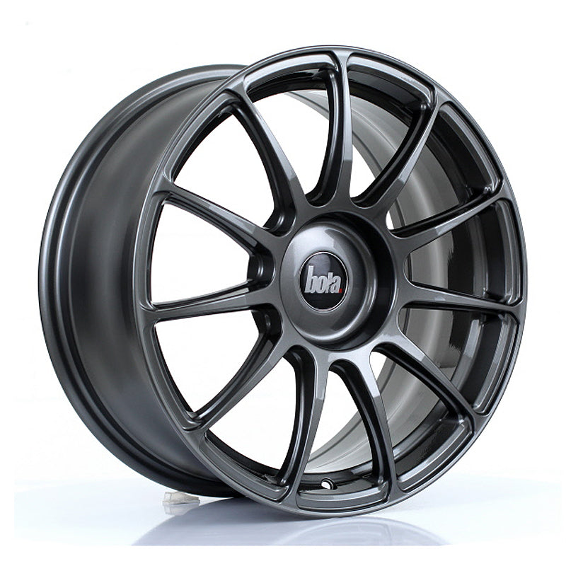 BOLA VST Alloy Wheel 17x7.5 4x114 ET40 To 45 72.6mm CB Gloss Gunmetal