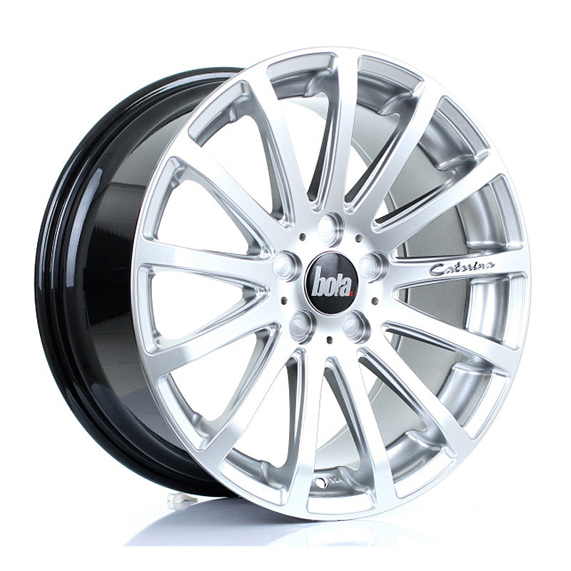 BOLA XTR Alloy Wheel 18x8.5 5x130 ET40 To 45 72.6mm CB Hyper Silver